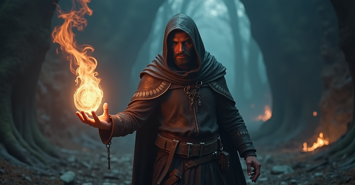 Avowed RPG game character in action