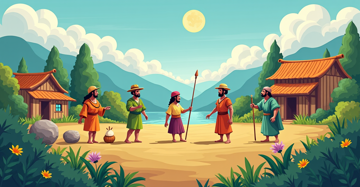 Ilustrasi Budaya Lokal dalam Game Simulasi
